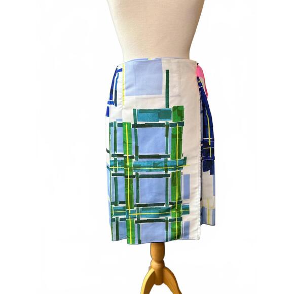 NEW ROHKA 24 kilt skirt in blue tartan - taffeta